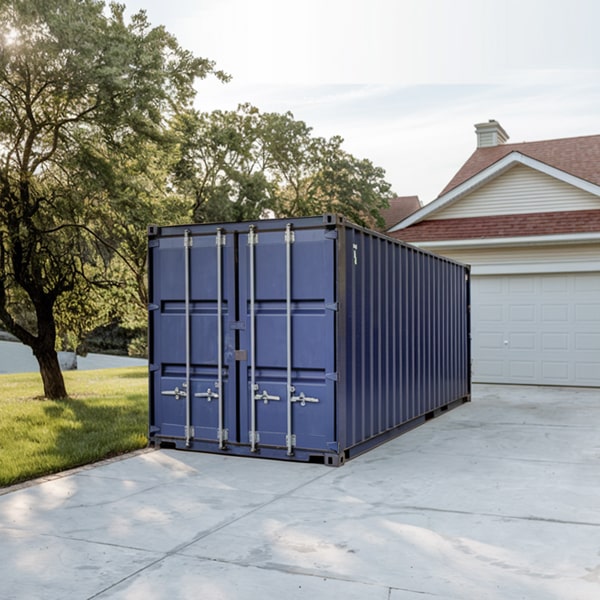 we offer residential storage containers in various sizes to accommodate your needs